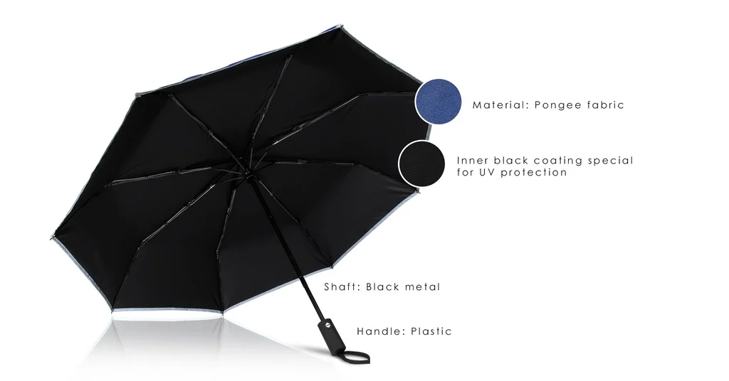 UMBRA- 21.5'' Tri Fold Auto Umbrella (UM19) - Image 6