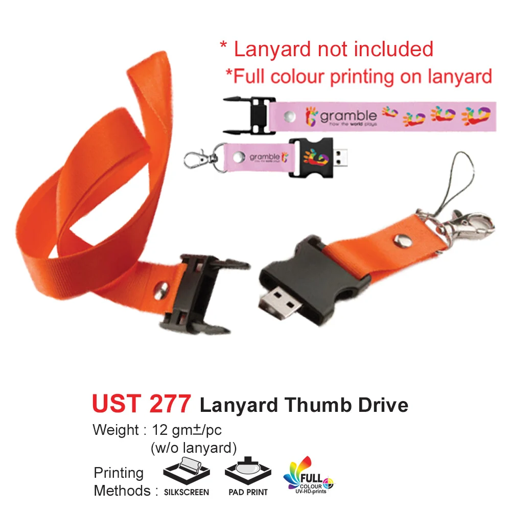 (16GB) Lanyard Thumb Drive (UST277)