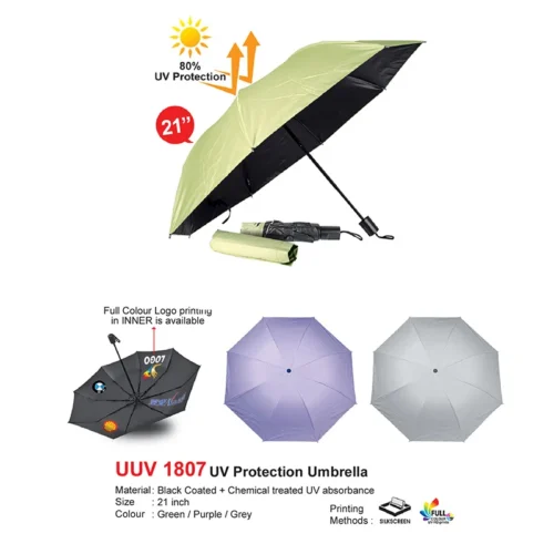 21" UV Protection Umbrella with cover (UUV1807)