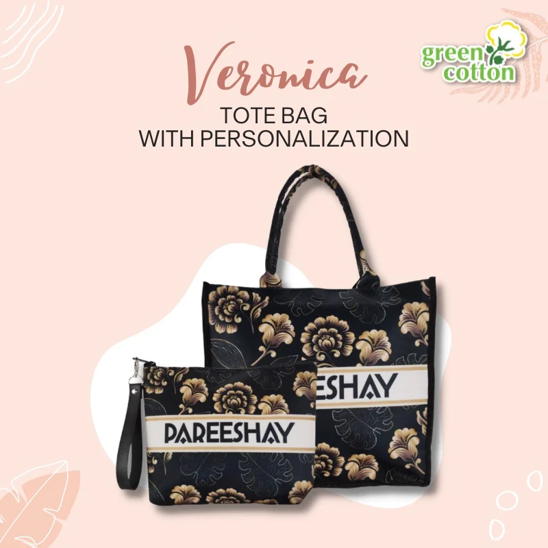Pareeshay Floral Tote Bag - Image 3