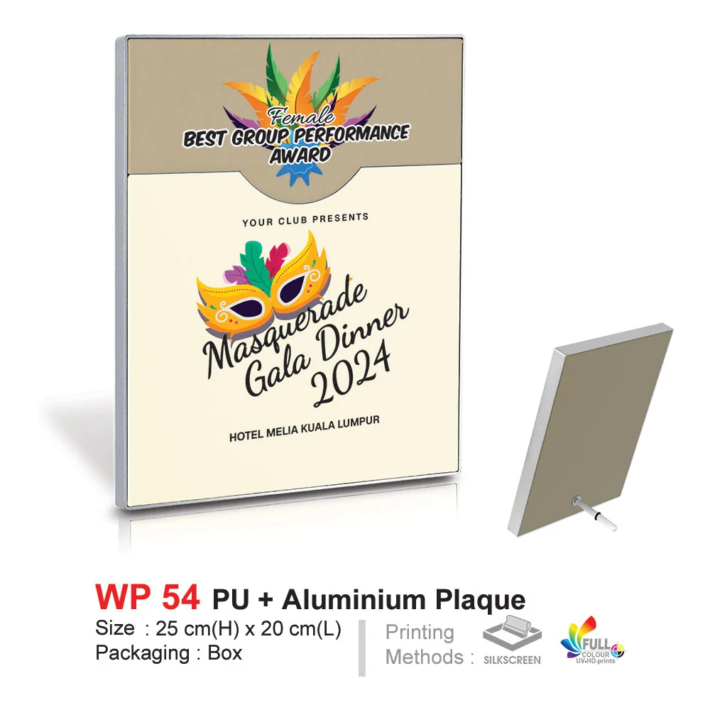 PU + Aluminium Plaque (WP54)