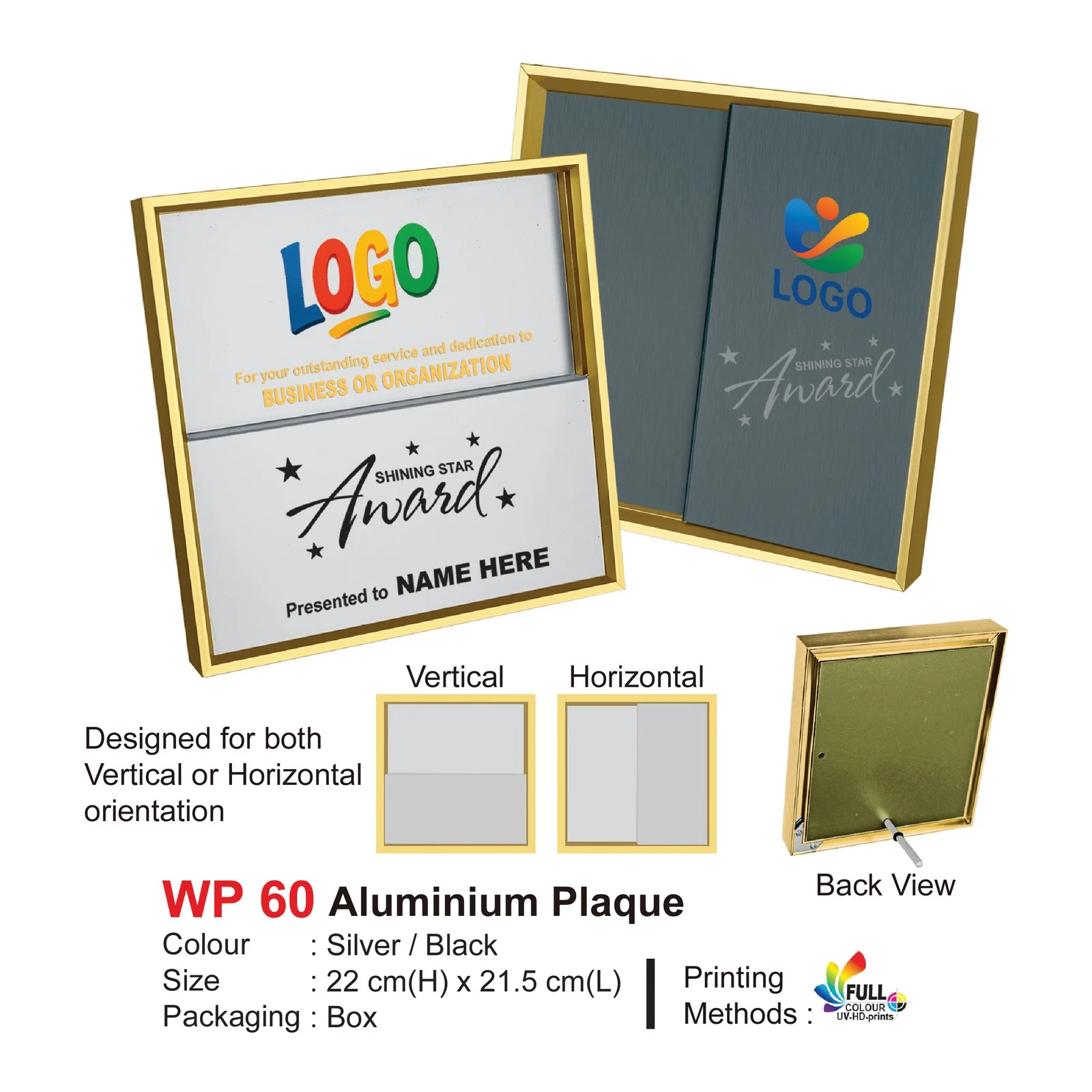 Aluminium Plaque (WP60)