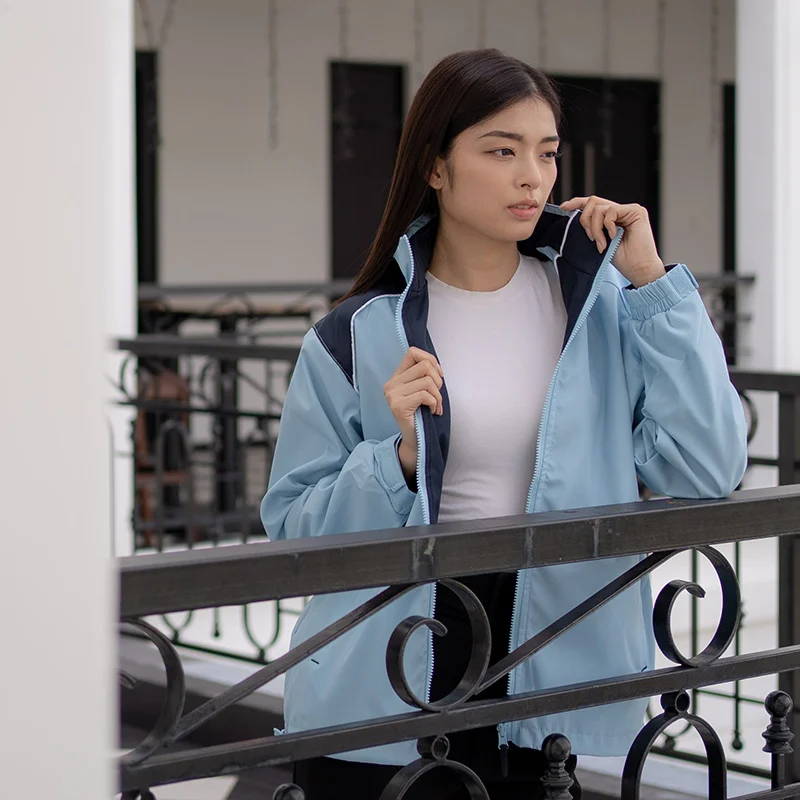 Polyester Full-Zip Reversible Windbreaker Jacket - 125gsm (WR03)
