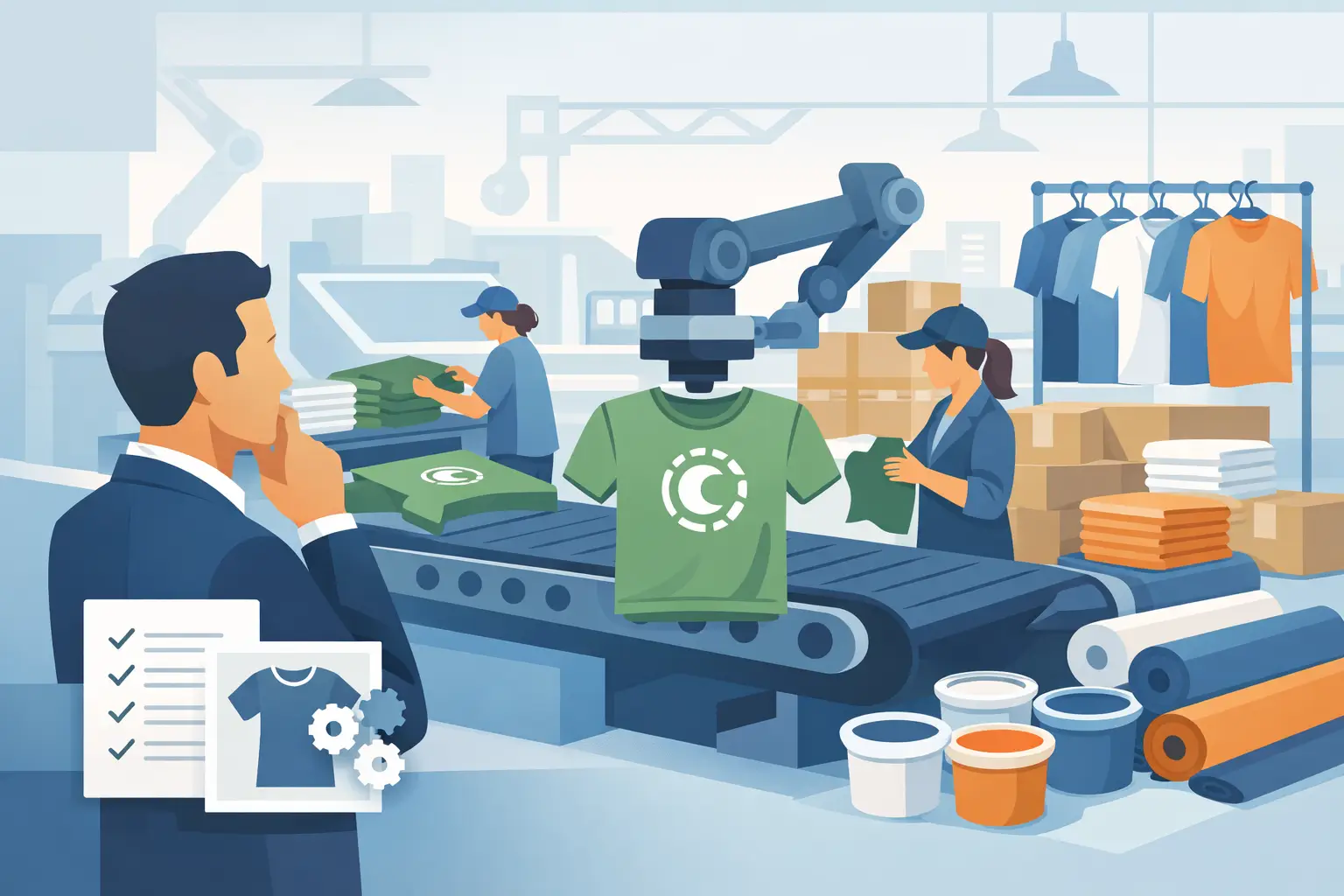 Choosing a Custom Printed T Shirt Factory